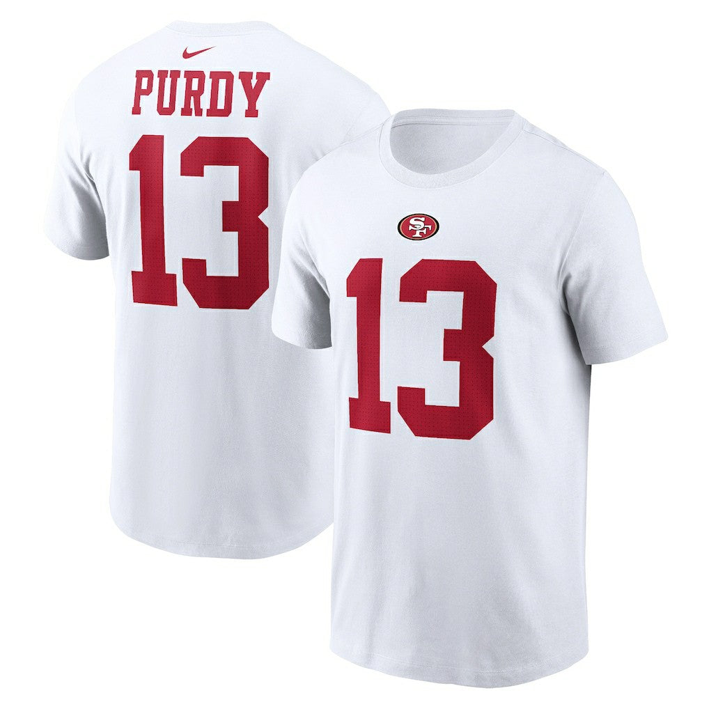 San Francisco 49ers Nike Brock Purdy  Player Name & Number T-Shirt