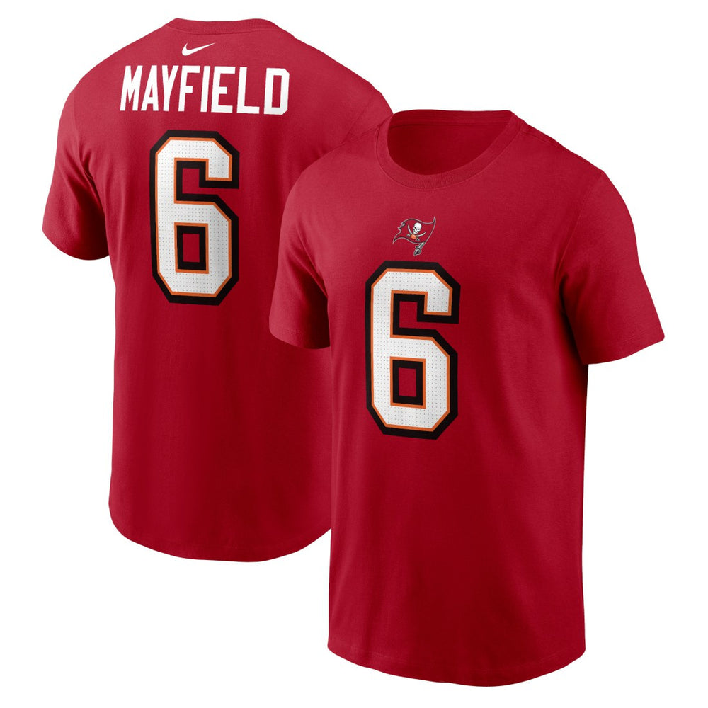 Tampa Bay Buccaneers Nike Baker Mayfield  Player Name & Number T-Shirt