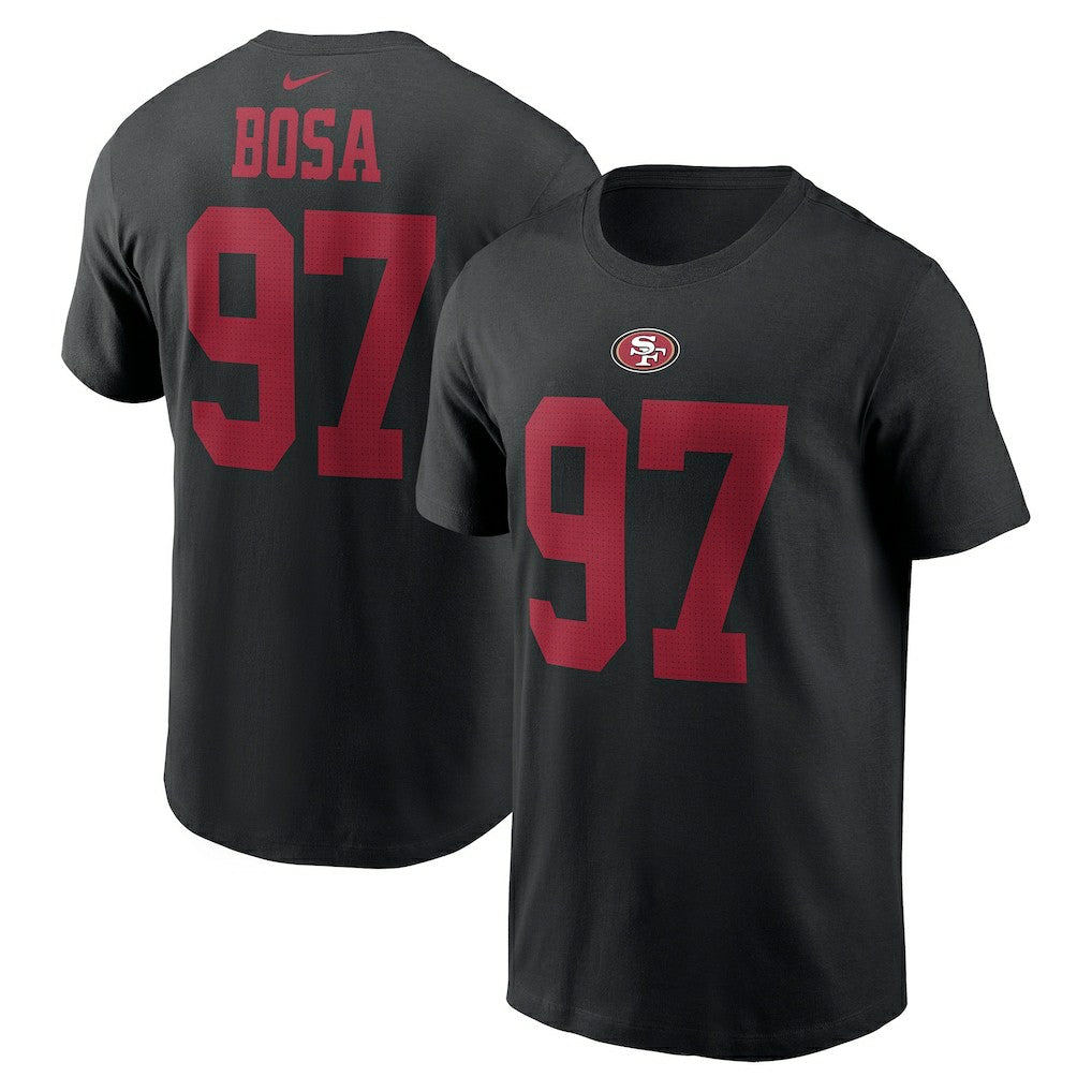 San Francisco 49ers Nike Nick Bosa  Player Name & Number T-Shirt