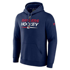 New York Rangers Fanatics Alternate Wordmark Fleece Pullover Hoodie Outlet