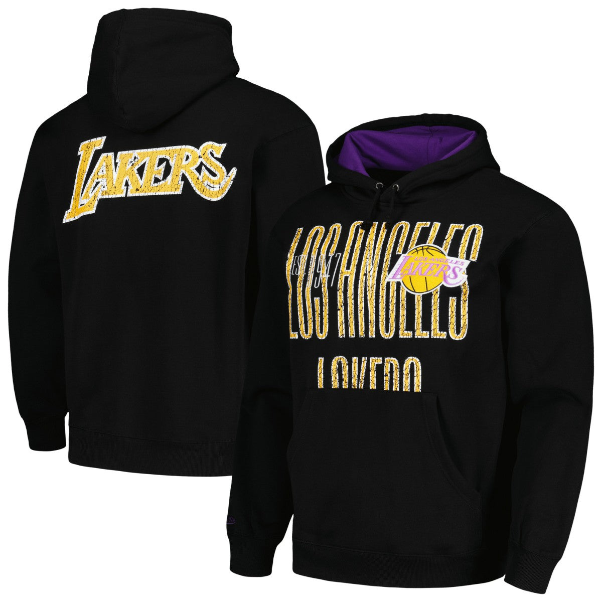 Los Angeles Lakers Hardwood Classics OG 2.0 Pullover Hoodie Online