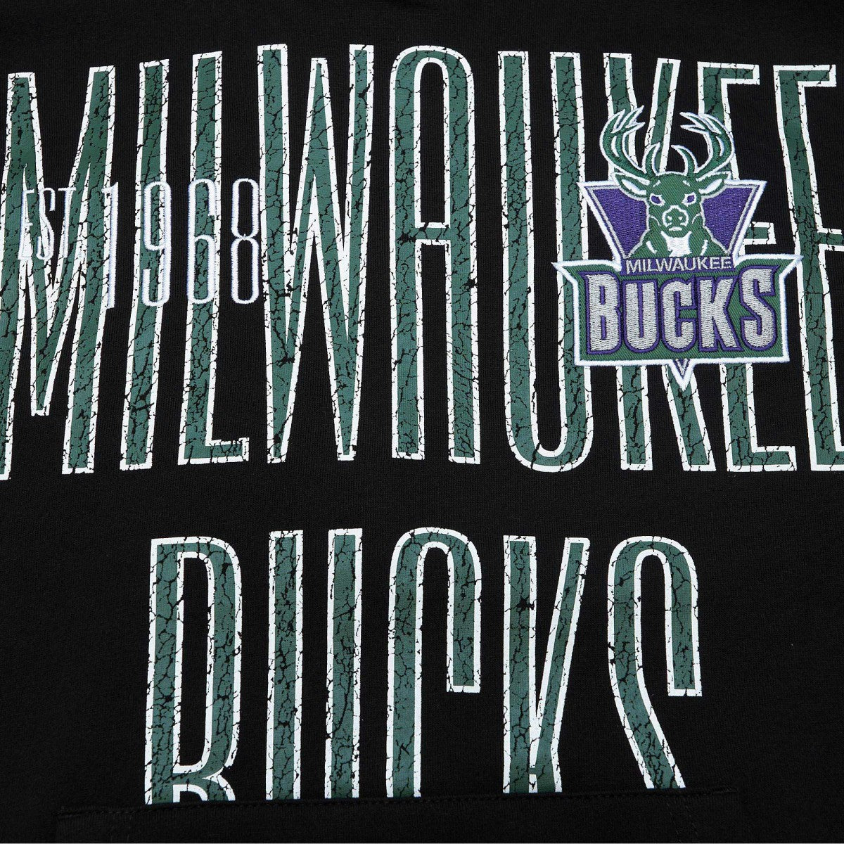 Milwaukee Bucks Hardwood Classics OG 2.0 Pullover Hoodie New
