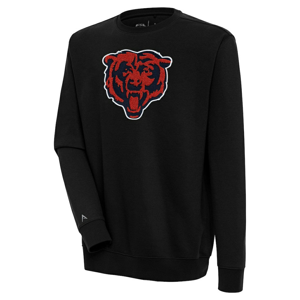 Chicago Bears  Antigua Victory Crewneck Pullover Sweatshirt
