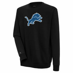 Detroit Lions  Antigua Victory Crewneck Pullover Sweatshirt