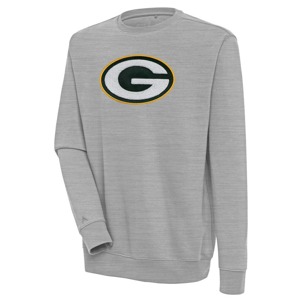 Green Bay Packers  Antigua Victory Crewneck Pullover Sweatshirt