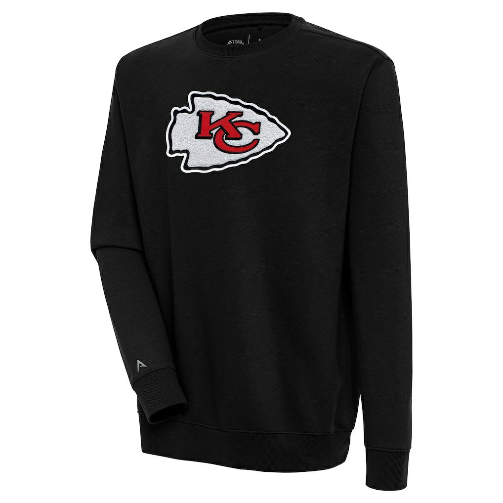 Kansas City Chiefs  Antigua Victory Crewneck Pullover Sweatshirt