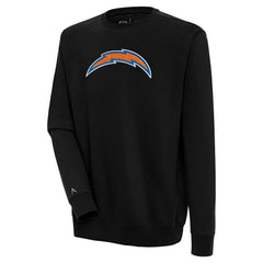 Los Angeles Chargers  Antigua Victory Crewneck Pullover Sweatshirt