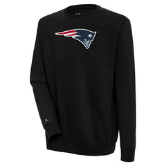 New England Patriots  Antigua Victory Crewneck Pullover Sweatshirt