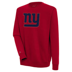 New York Giants  Antigua Victory Crewneck Pullover Sweatshirt