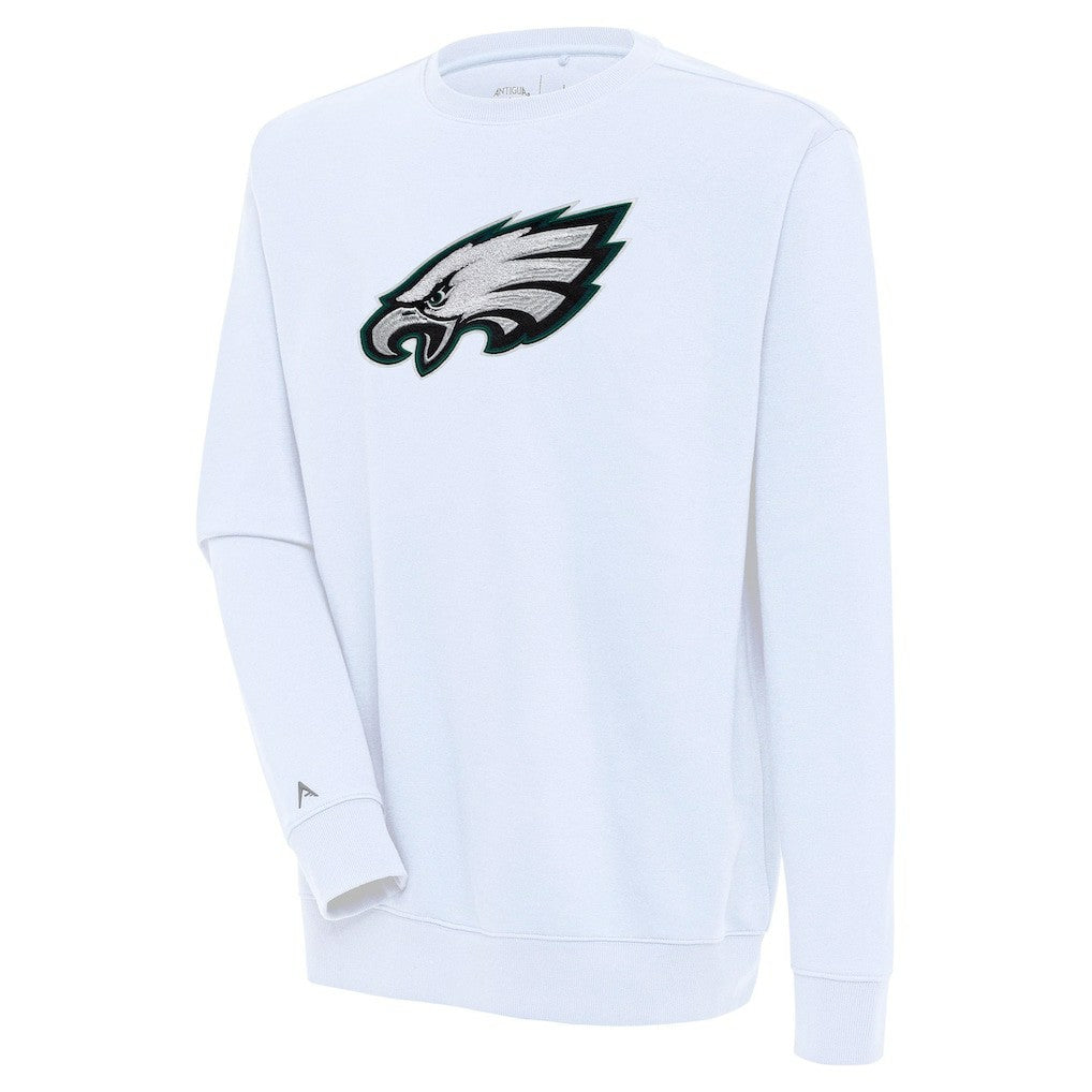 Philadelphia Eagles  Antigua Victory Crewneck Pullover Sweatshirt