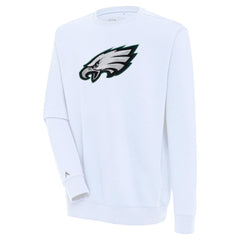 Philadelphia Eagles  Antigua Victory Crewneck Pullover Sweatshirt