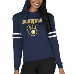 Milwaukee Brewers Concepts Sport Women's Marathon Lightweight Lounge Pullover Hoodie | MLB Near me