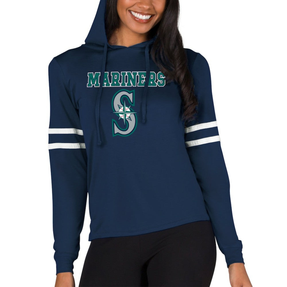 Seattle Mariners Concepts Sport Women's Marathon Lightweight Lounge Pullover Hoodie | MLB Shop