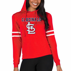 St. Louis Cardinals Concepts Sport Women's Marathon Lightweight Lounge Pullover Hoodie | MLB Discount