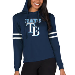 Tampa Bay Rays Concepts Sport Women's Marathon Lightweight Lounge Pullover Hoodie | MLB Outlet