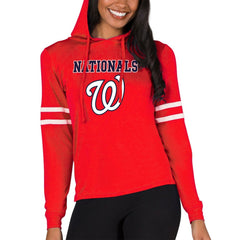 Washington Nationals Concepts Sport Women's Marathon Lightweight Lounge Pullover Hoodie | MLB Near me