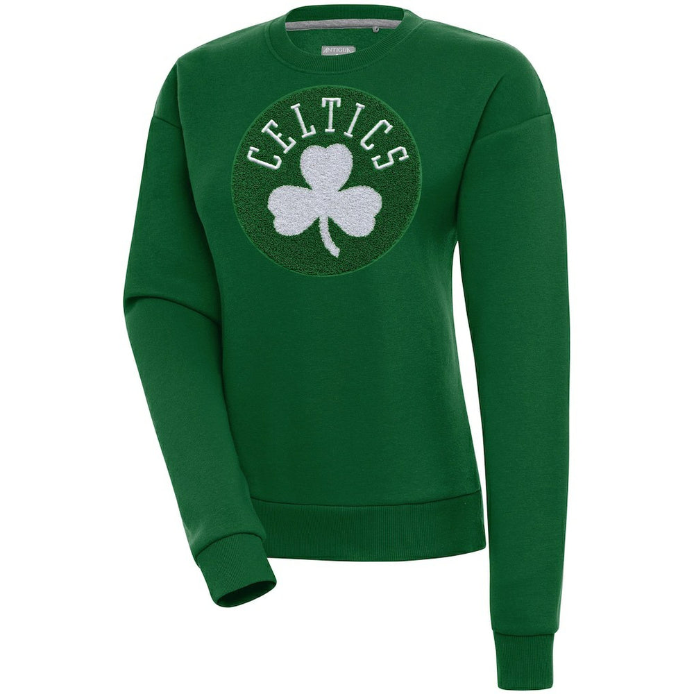 Boston Celtics Antigua Women's Victory Crewneck Pullover Sweatshirt On Sale