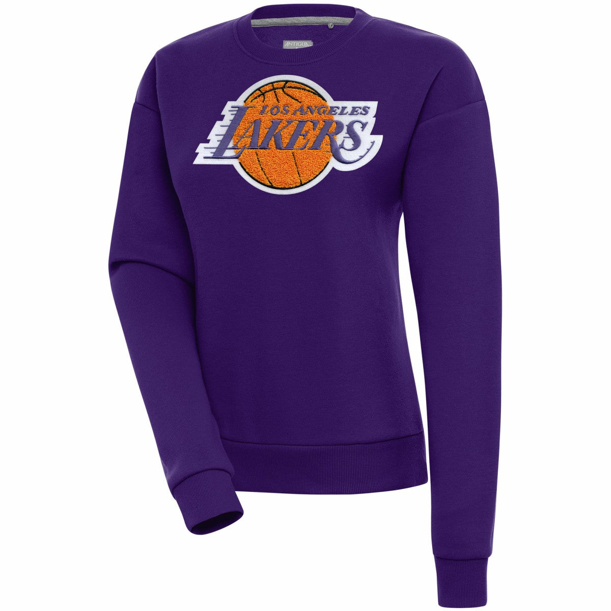 Los Angeles Lakers Antigua Women's Victory Crewneck Pullover Sweatshirt Online