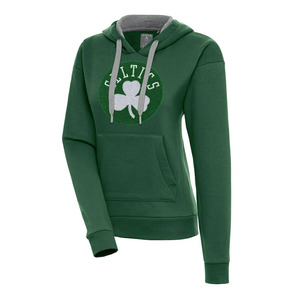 Boston Celtics Antigua Women's Victory Pullover Hoodie New