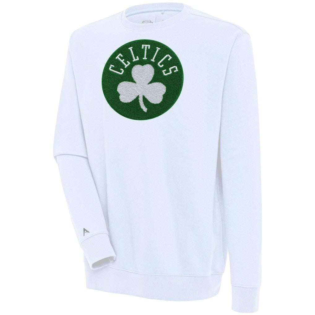 Boston Celtics Antigua Victory Crewneck Pullover Sweatshirt New