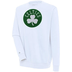 Boston Celtics Antigua Victory Crewneck Pullover Sweatshirt New