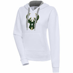 Milwaukee Bucks Antigua Women's Victory Pullover Hoodie Online