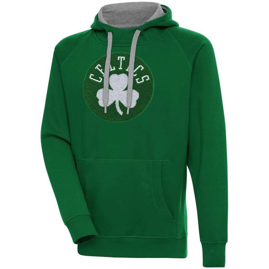 Boston Celtics Antigua Victory Pullover Hoodie On Sale