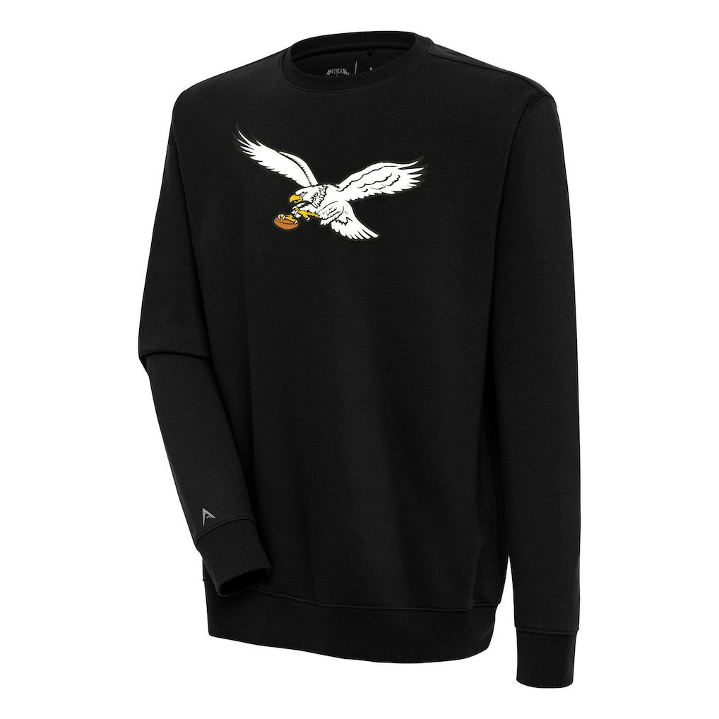 Philadelphia Eagles  Adult Throwback Logo Victory Crewneck Pullover Sweatshirt