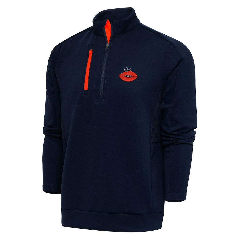 Chicago Bears  Adult Throwback Logo Generation Quarter-Zip Pullover Top