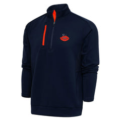Chicago Bears  Adult Throwback Logo Generation Quarter-Zip Pullover Top