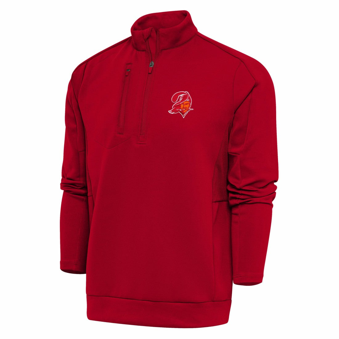 Tampa Bay Buccaneers  Adult Throwback Logo Generation Quarter-Zip Pullover Top