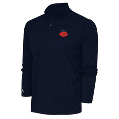 Chicago Bears  Adult Throwback Logo Tribute Quarter-Zip Pullover