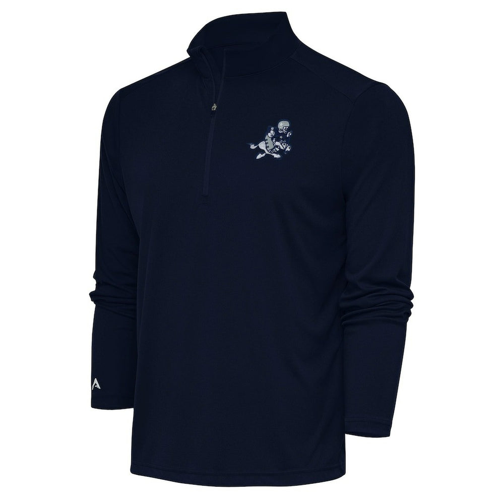 Dallas Cowboys  Adult Throwback Logo Tribute Quarter-Zip Pullover
