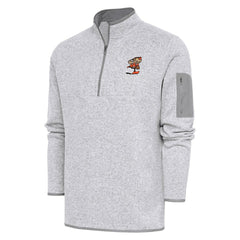 Cleveland Browns  Adult Throwback Logo Fortune Quarter-Zip Pullover Jacket