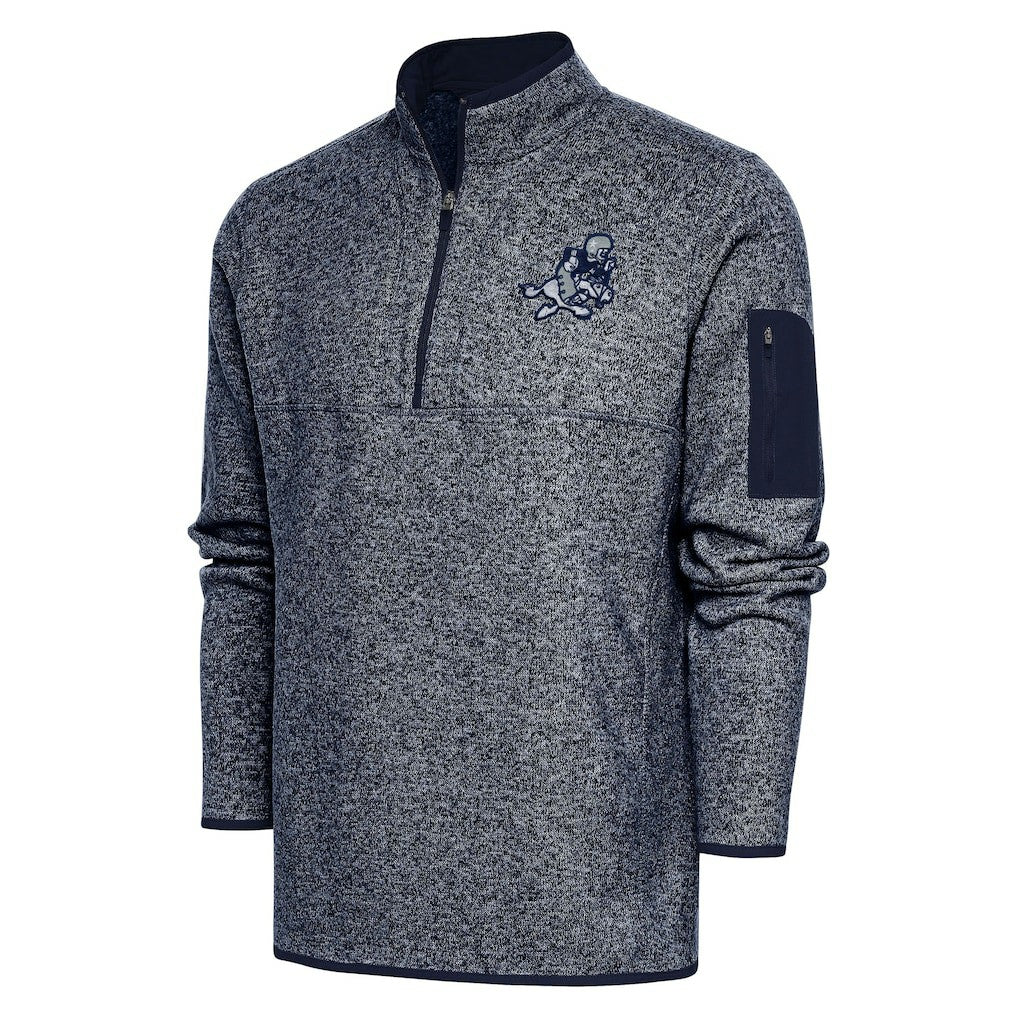 Dallas Cowboys  Adult Throwback Logo Fortune Quarter-Zip Pullover Jacket