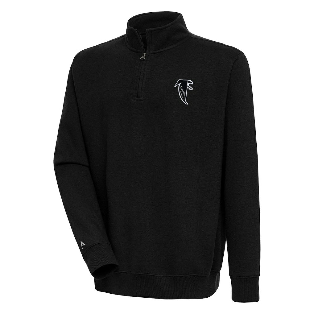 Atlanta Falcons  Adult Throwback Logo Victory Quarter-Zip Pullover Top