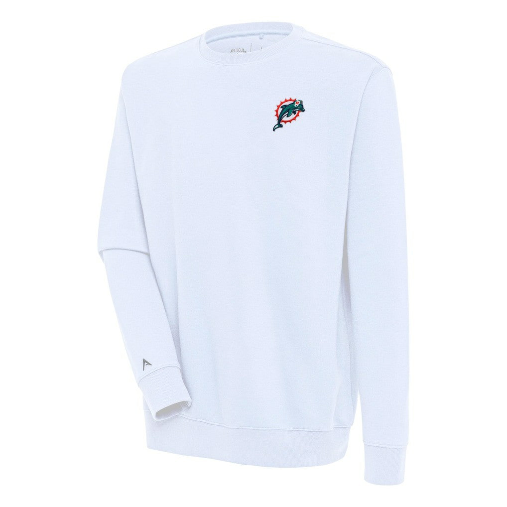 Miami Dolphins  Adult Throwback Logo Victory Pullover Sweatshirt