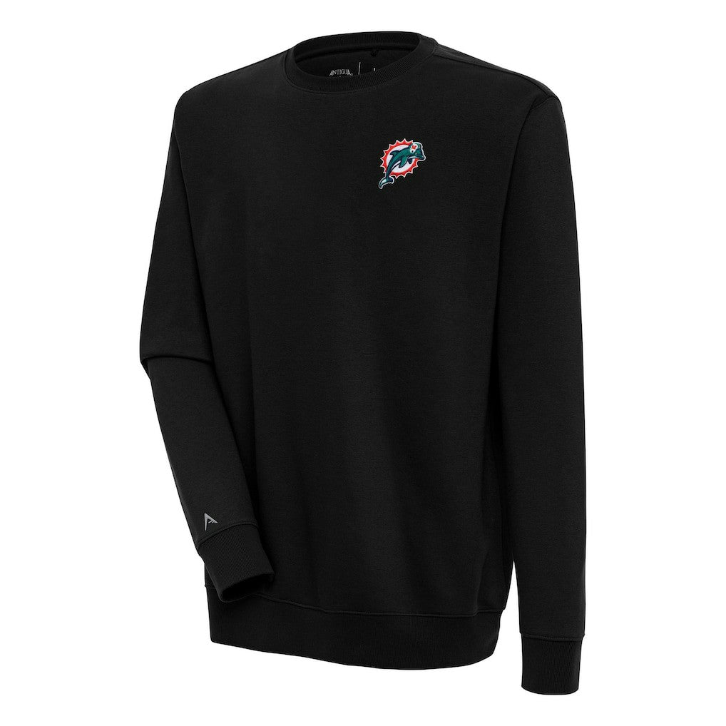 Miami Dolphins  Adult Throwback Logo Victory Pullover Sweatshirt