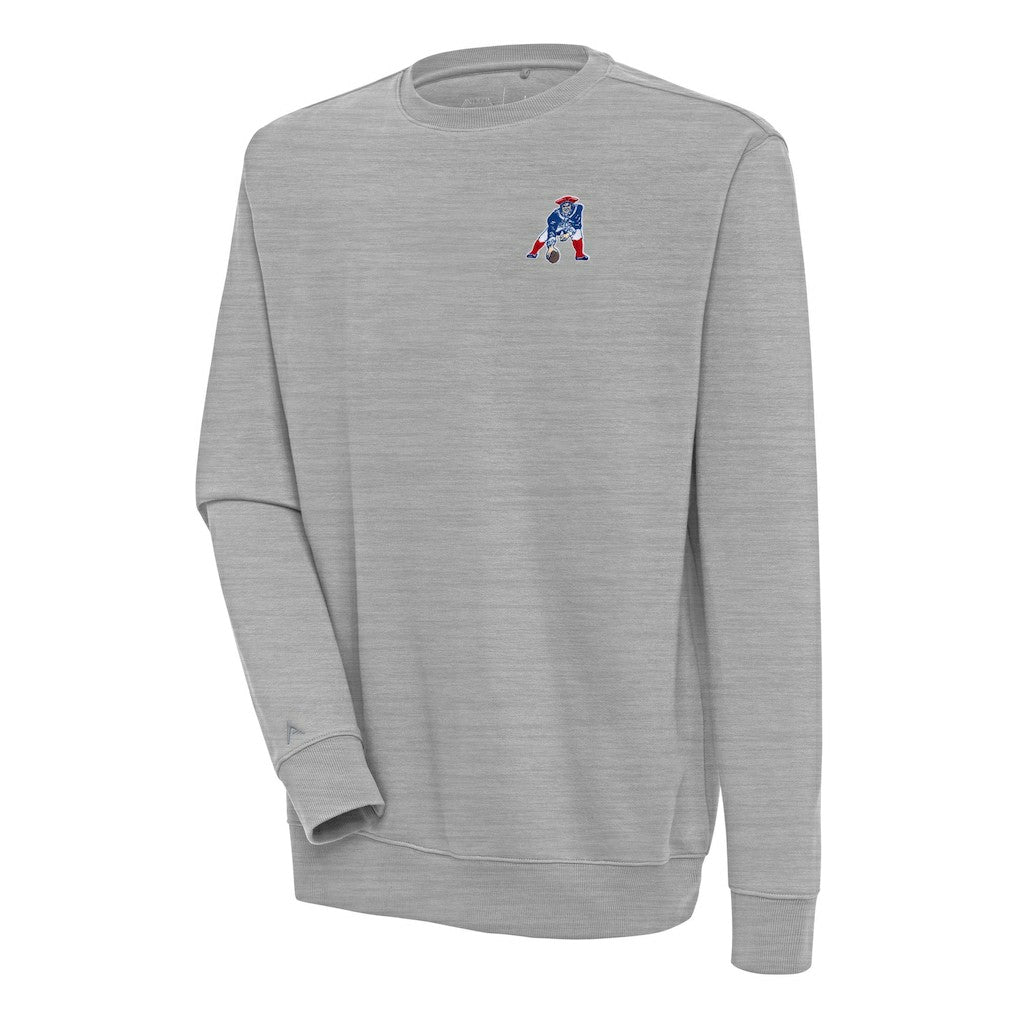New England Patriots  Adult Throwback Logo Victory Pullover Sweatshirt