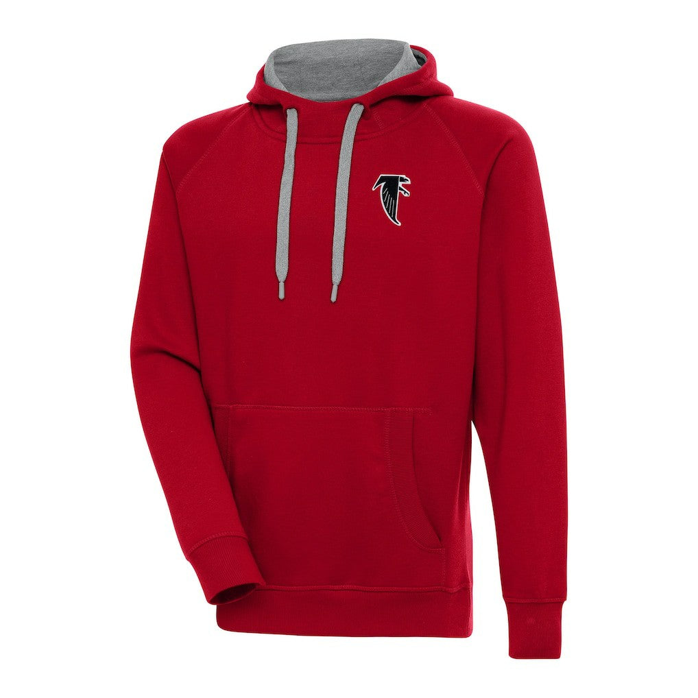 Atlanta Falcons  Adult Throwback Logo Victory Pullover Hoodie