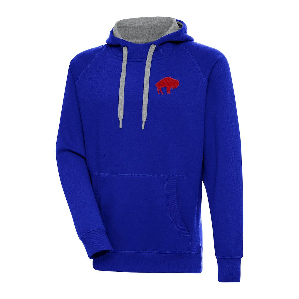 Buffalo Bills  Adult Throwback Logo Victory Pullover Hoodie