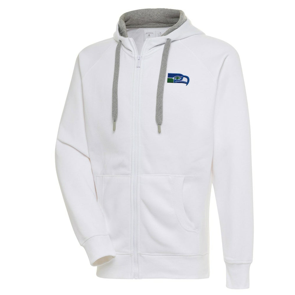 Seattle Seahawks  Adult Throwback Logo Victory Full-Zip Hoodie