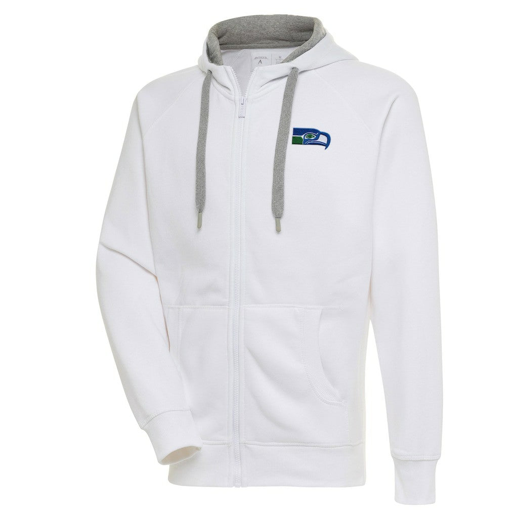 Seattle Seahawks  Adult Throwback Logo Victory Full-Zip Hoodie