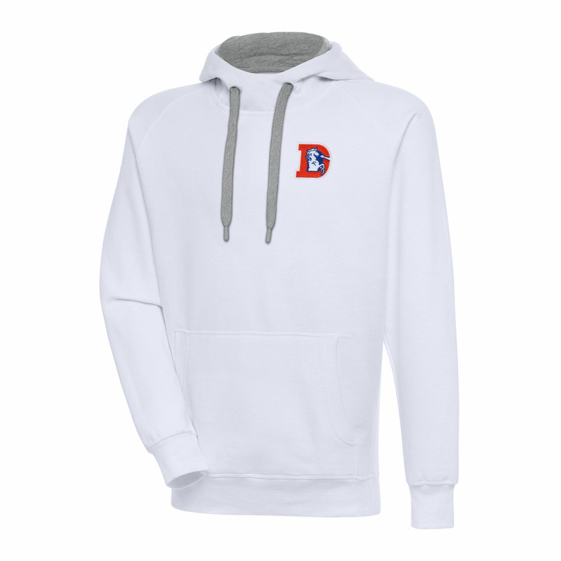 Denver Broncos  Adult Throwback Logo Victory Pullover Hoodie