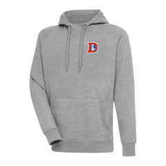 Denver Broncos  Adult Throwback Logo Victory Pullover Hoodie