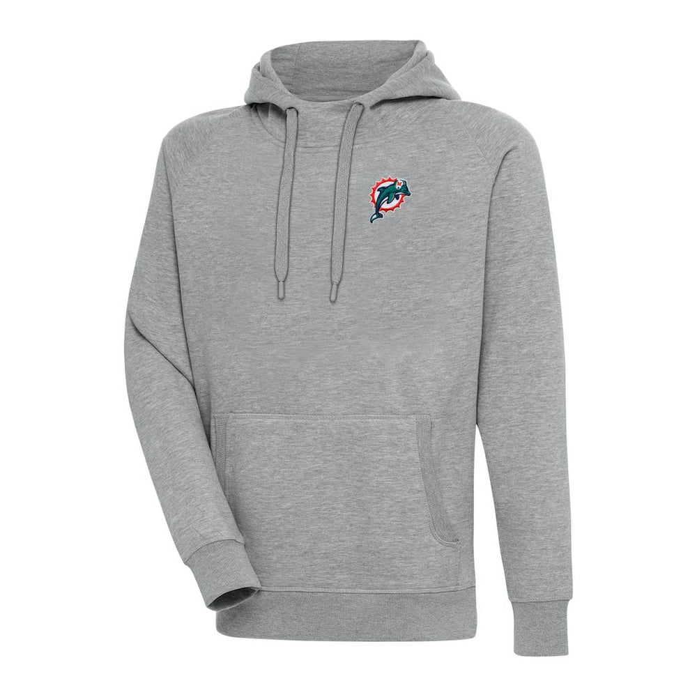 Miami Dolphins  Adult Throwback Logo Victory Pullover Hoodie