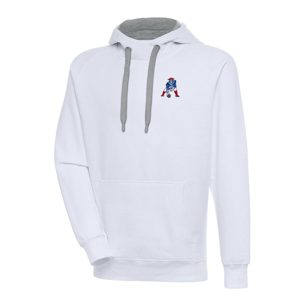 New England Patriots  Adult Throwback Logo Victory Pullover Hoodie