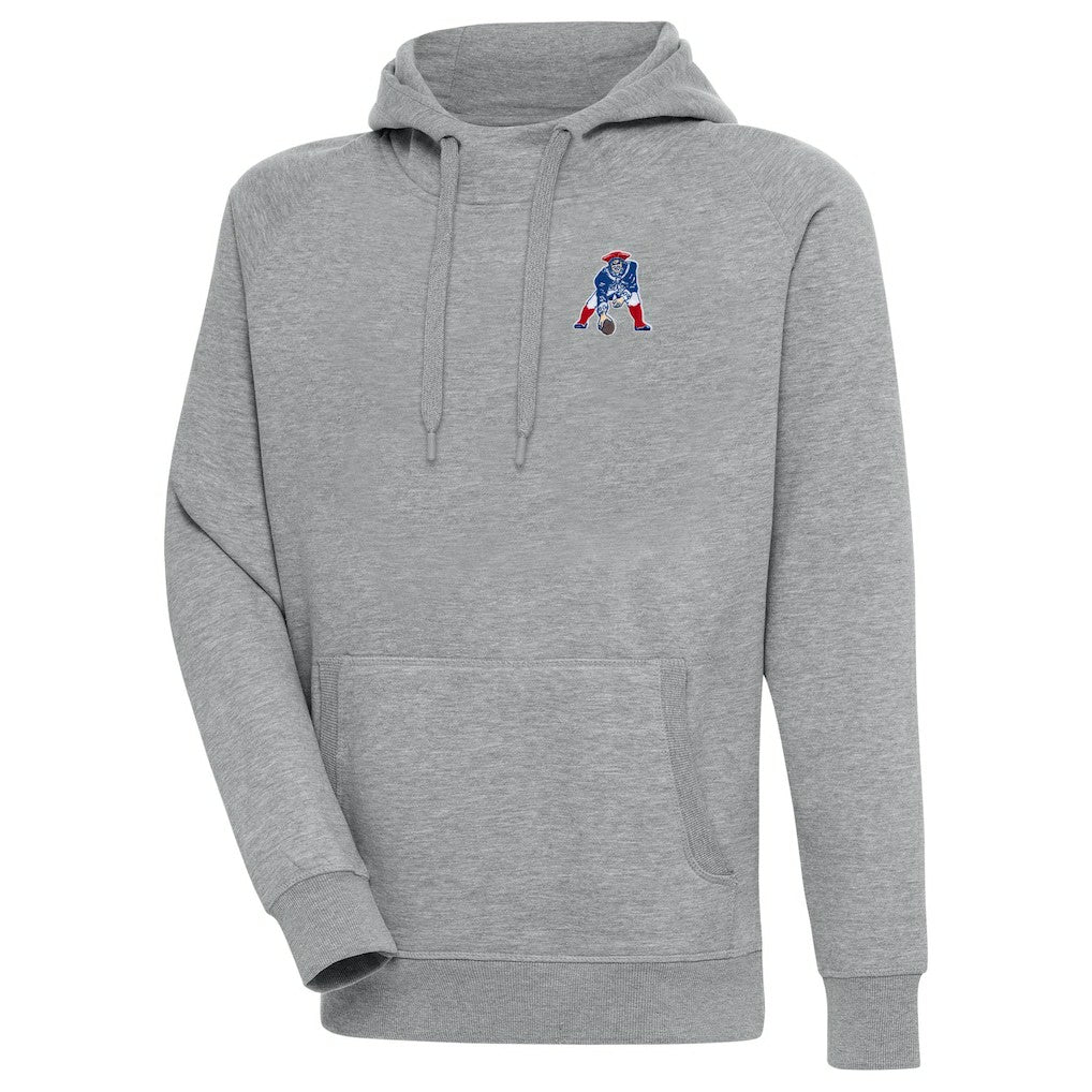 New England Patriots  Adult Throwback Logo Victory Pullover Hoodie