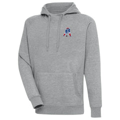 New England Patriots  Adult Throwback Logo Victory Pullover Hoodie