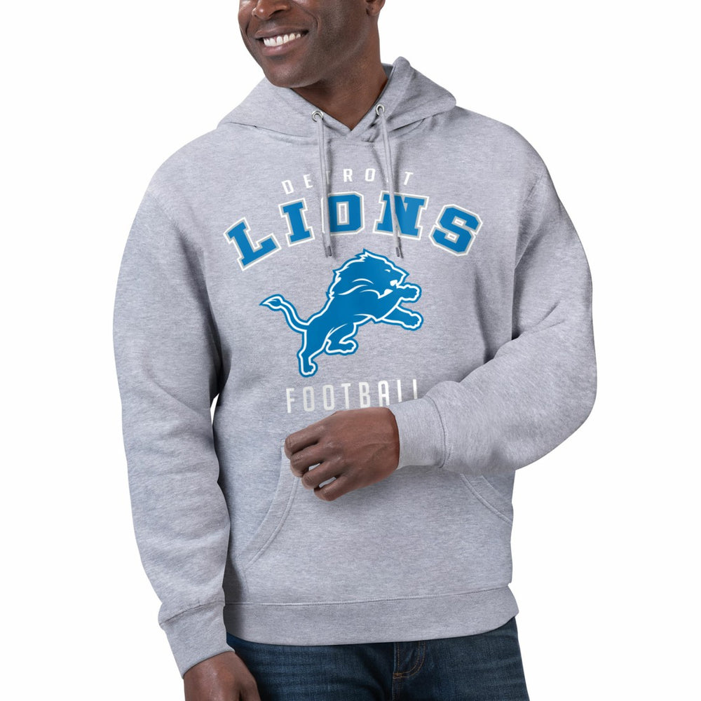 Detroit Lions  Starter Unisex Logo Graphic Pullover Hoodie